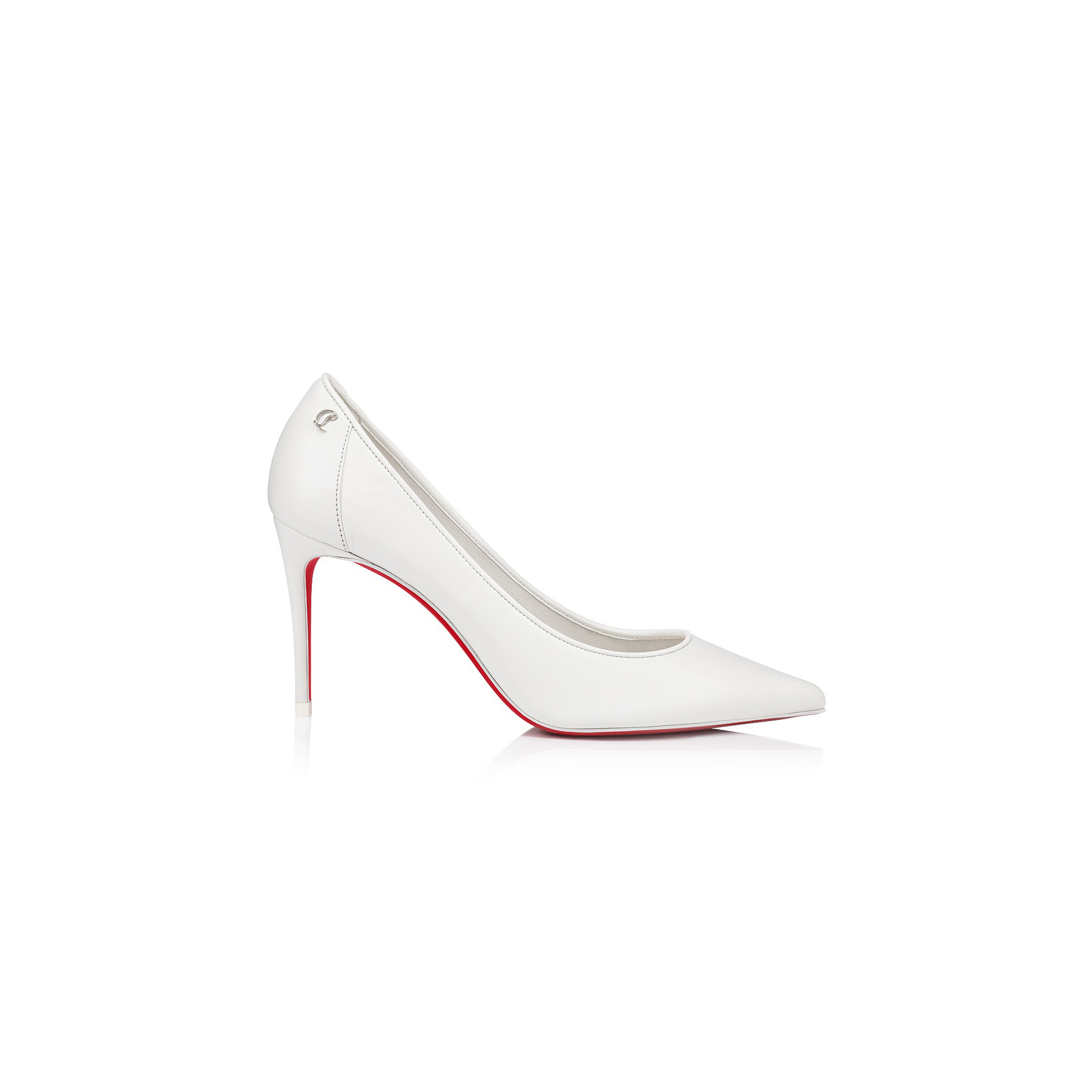 CHRISTIAN LOUBOUTIN SPORTY KATEPUMPS-NAPPA LEATHER-BIANCO-WOMEN 1240544W302 CHRISTIAN LOUBOUTIN SPORTY KATEPUMPS-NAPPA LEATHER-BIANCO-WOMEN 1240544W302